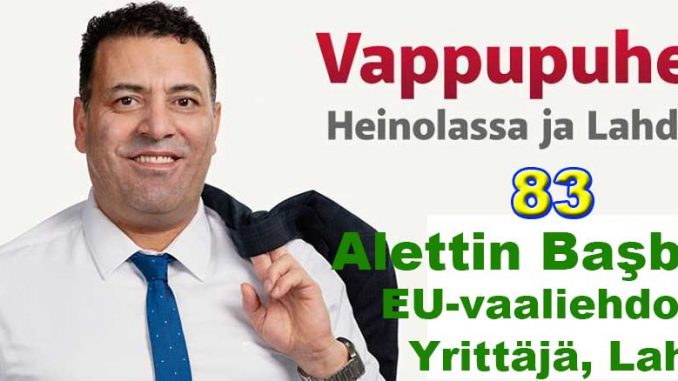 Europarlamenttiehdokas Alettin Başboğa