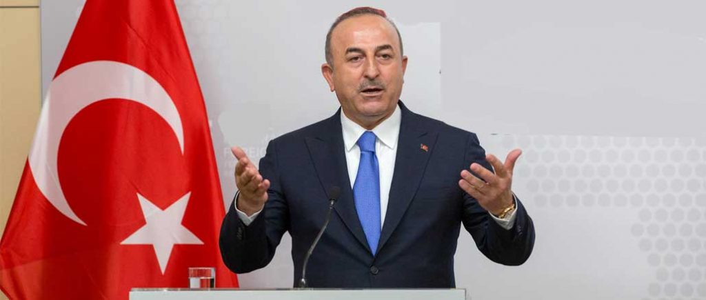 Turkin Ulkoministeri Mevlüt Çavuşoğlu.