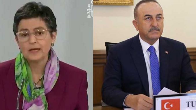 Gonzalez Laya ja Çavuşoğlu