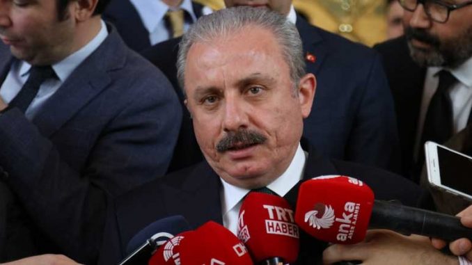Turkin parlamentin puhemies Mustafa Şentop