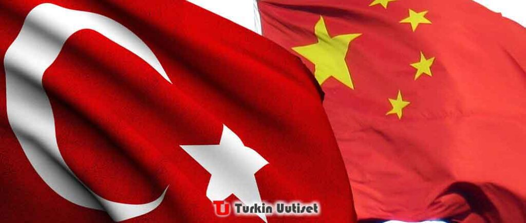 Turkin ja Kiinan liput